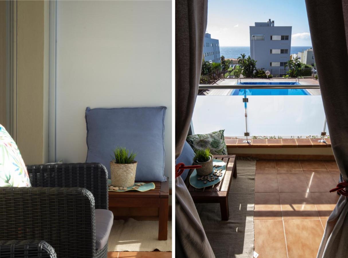 Coastal Apartment With Terrace And Pool Punta Del Hidalgo Exterior foto