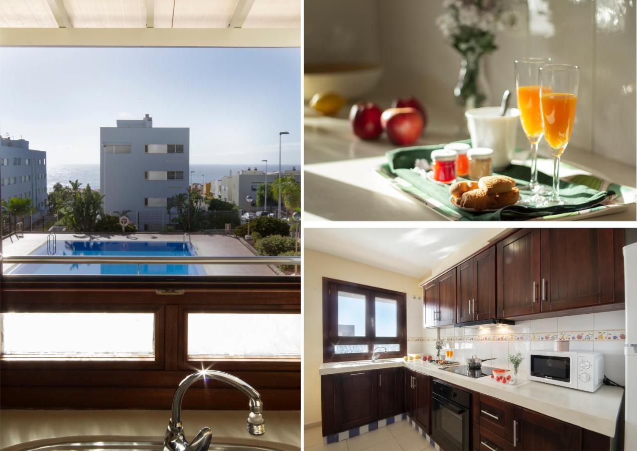 Coastal Apartment With Terrace And Pool Punta Del Hidalgo Exterior foto